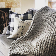 Load image into Gallery viewer, Chunky Knit Chenille Blanket