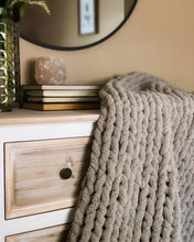 Load image into Gallery viewer, Chunky Knit Chenille Blanket