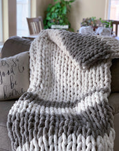 Load image into Gallery viewer, Chunky Knit Chenille Blanket