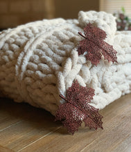 Load image into Gallery viewer, Chunky Knit Chenille Blanket